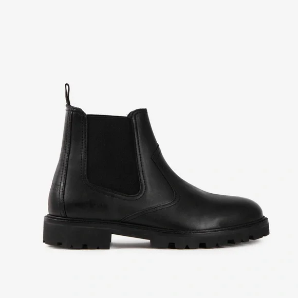 The Kooples BLACK LEATHER CHELSEA BOOTS Men main image 4
